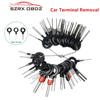 

38pcs 11pcs 21pcs Car Terminal Removal Tool Electrical Wiring Crimp Connector Pin Extractor Kit Automobiles Terminal Repair Hand