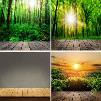 

Nitree Forest Sunlight Cement Wall Wood Mesa Splice Board Stitching Backdrop Photo Studio Props Photography Background Vinyl