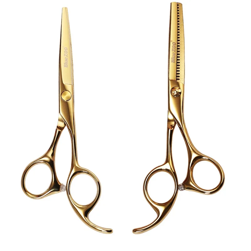 

Professional hair cutting knife hairdressing scissors flat shearing scissors 3 color optional color scissors 5.5 inch