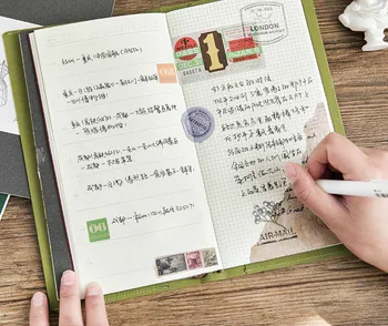 

Retro Fashion Portable TN Refilled Paper Book 68P
