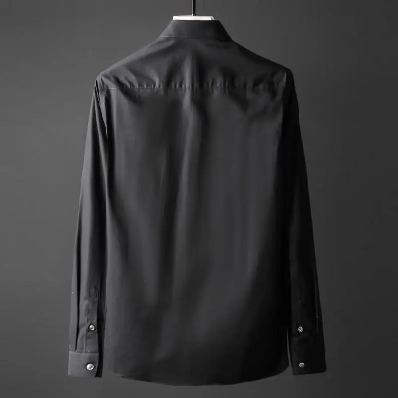 Minglu мужская хлопковая рубашка Camisa Masculina модная мужская рубашка с длинным рукавом и принтом из смолы приталенная мужская рубашка