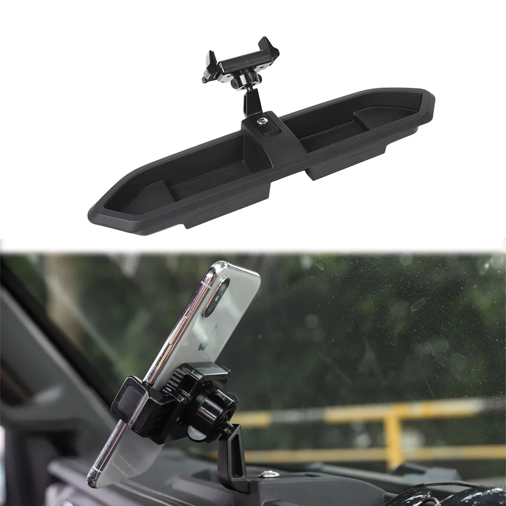 

Car Center Console Phone Stander Bracket Mobilephone Holder for Jeep Wrangler JL 2018 Storage Box Container Interior Accessories