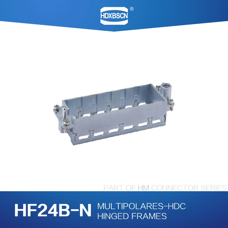 Conector Retangular Industrial Resistente Hdc h Flexível e Armações Combinadas da Série com Dobradiça