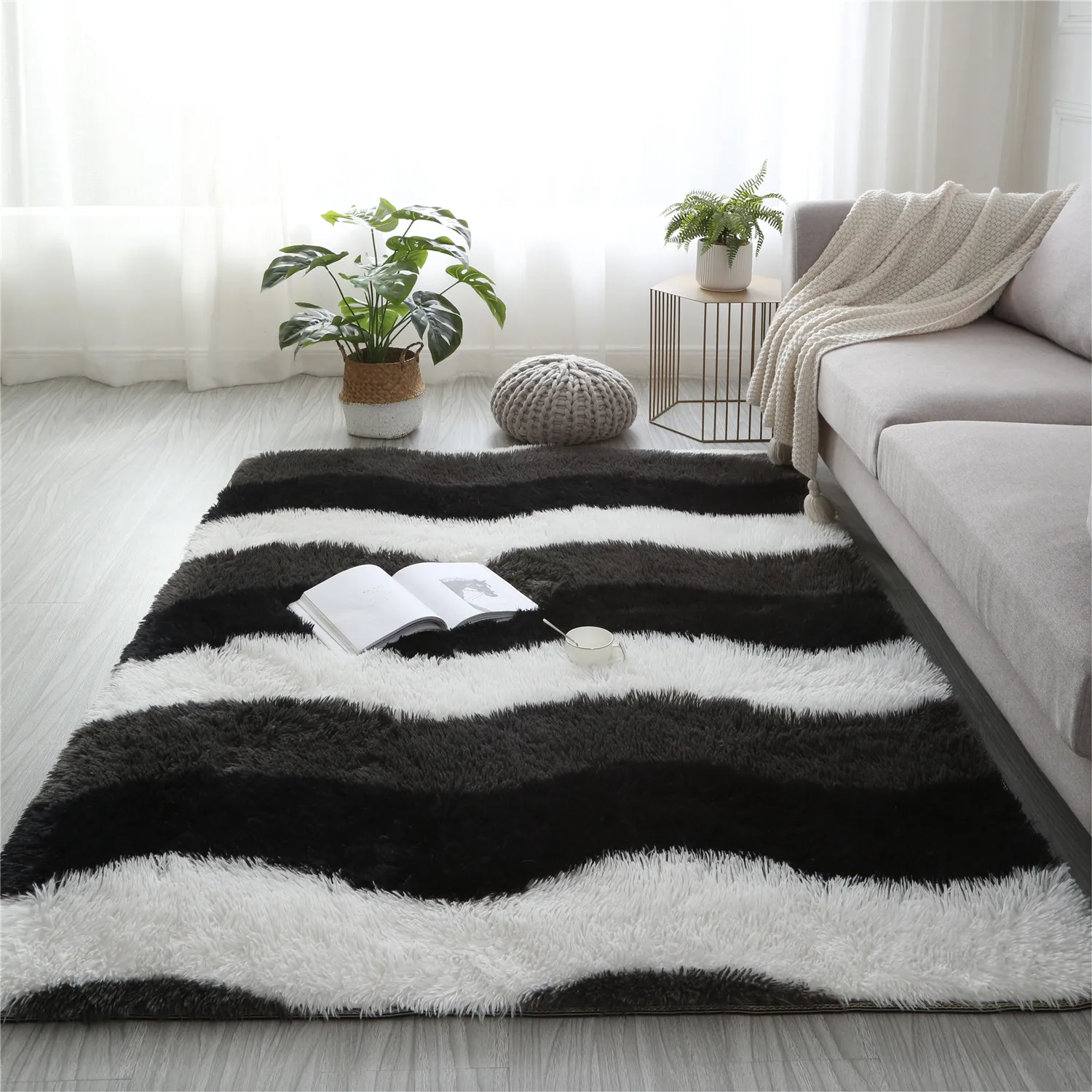 Leopard Cow Carpet Large Carpets For Living Room Tapetes Para Sala De Estar  Faux Fur Rug Fashion Alfombra - AliExpress