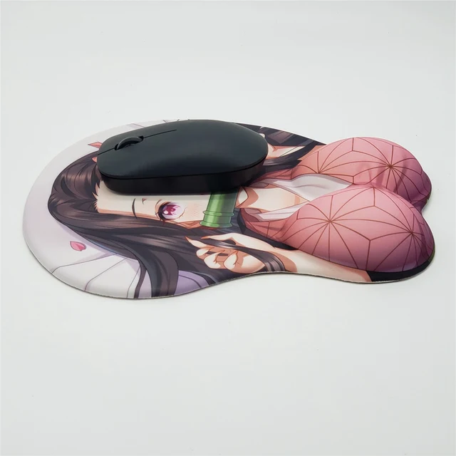 Demon Slayer Tappetino per il mouse Nezuko con poggiapolsi 2