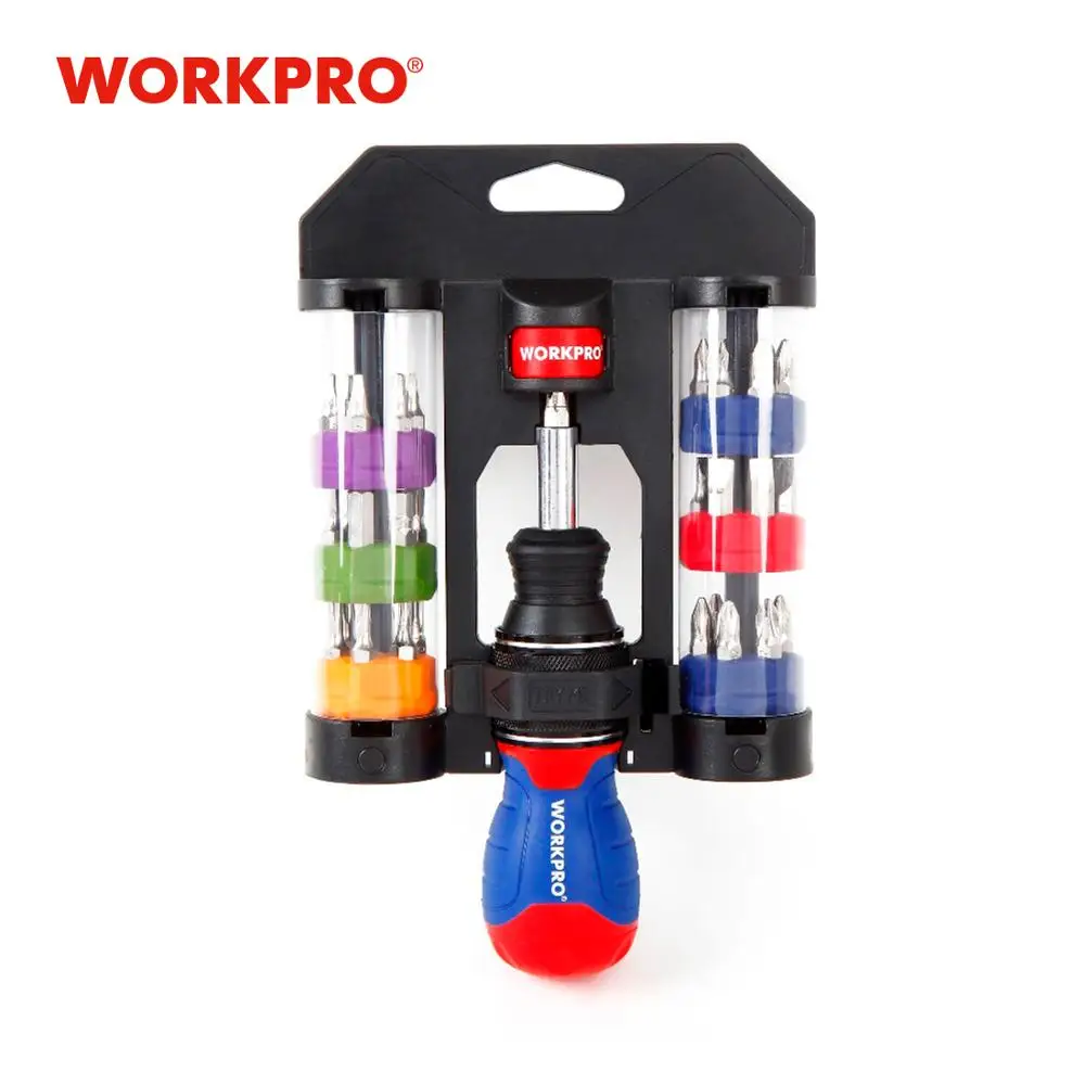 WORKPRO38in1ScrewdriversMultipurposeScrewdriverSetStubby
