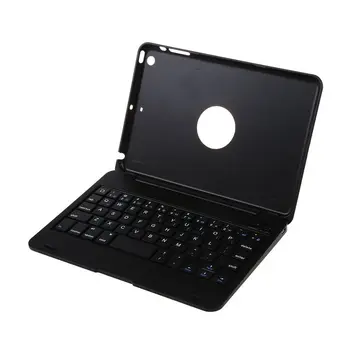 

For Apple iPad Mini 1 2 3 Foldable Rechargeable Bluetooth Keyboard Case Cover Black