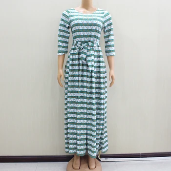 

2020 African Dresses For Women Fashion Dashiki Slim Elegant Casual ropa mujer Party Fashion Lady