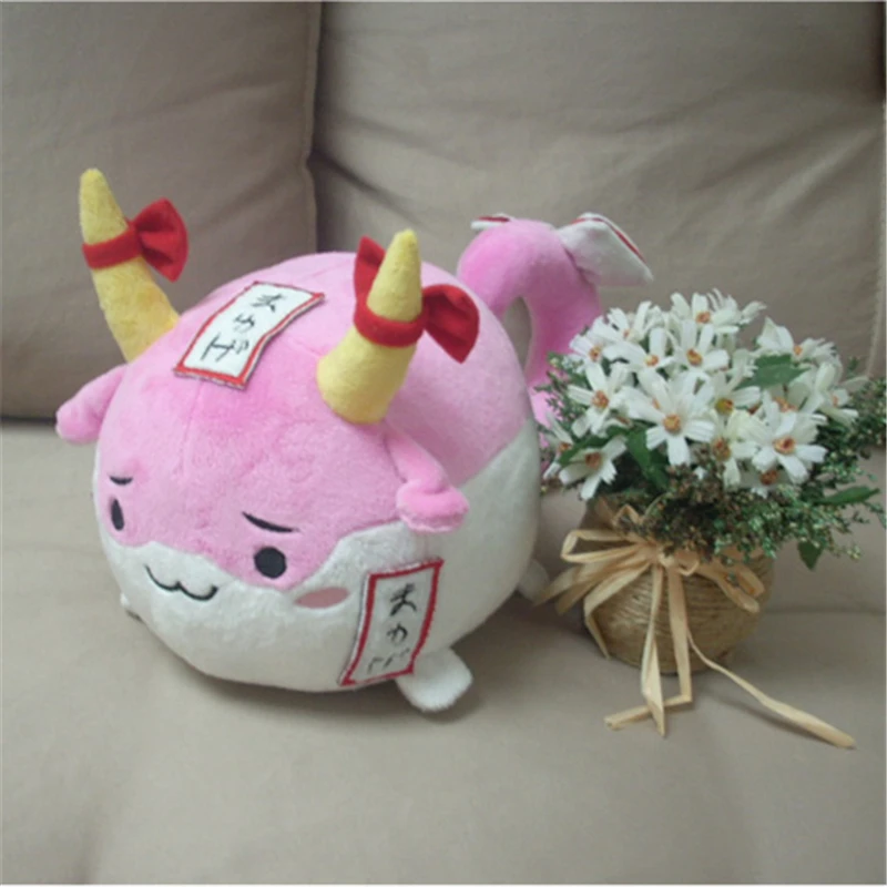 b Japanese Touhou Project Cartoon Anime Kamishirasawa Keine Fujiwara no Mokou Toy Stuffed Plush Doll Cosplay Prop Christmas Gifts - Цвет: b