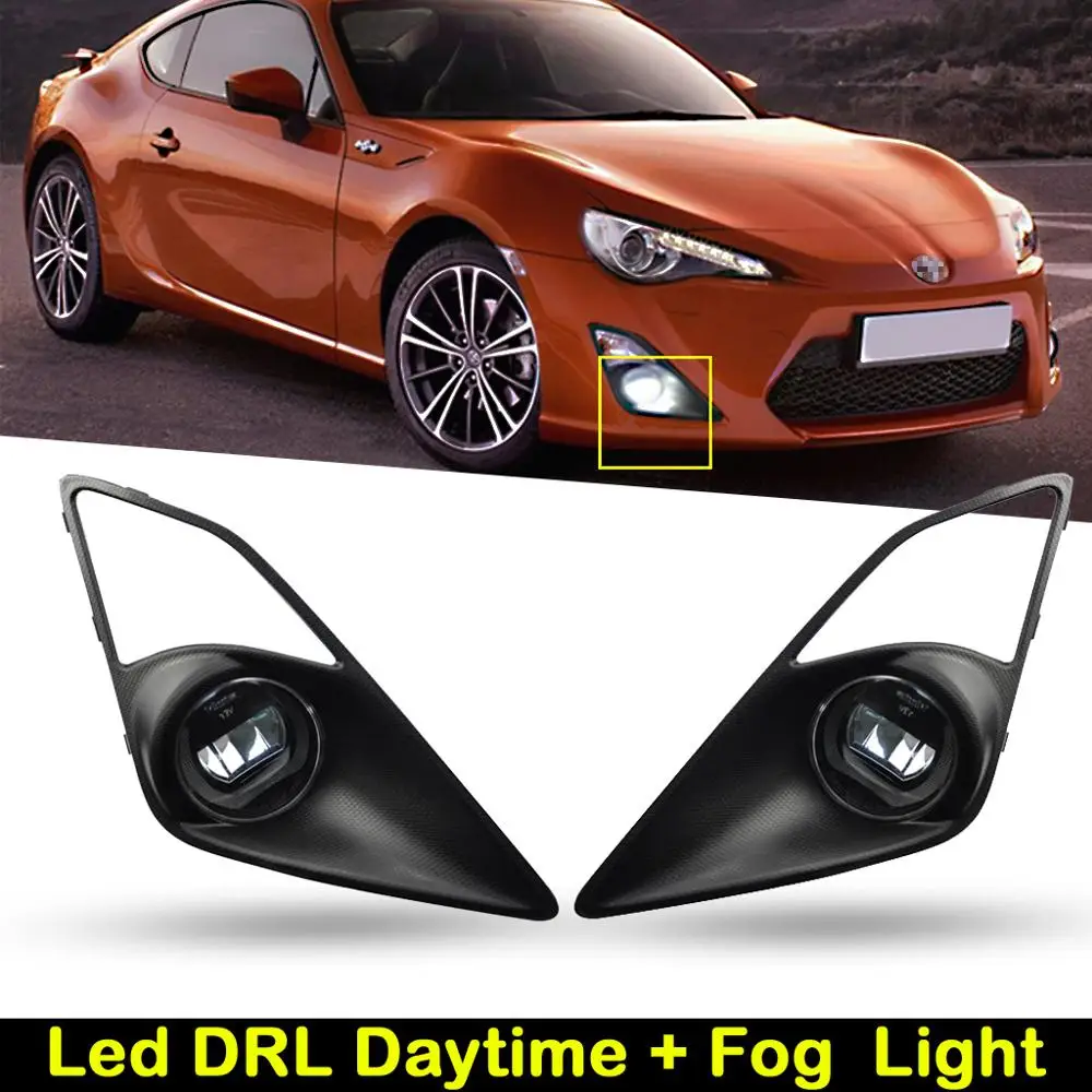 Для Toyota GT86 Scion FR S Subaru BRZ 2013 2016 2 в 1 автомобильный передний светодиодный DRL Дневной