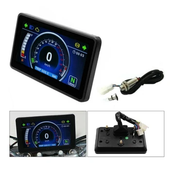 

Motorcycle LCD Digital Odometer Speedometer Tachometer Gauge LED Instrument