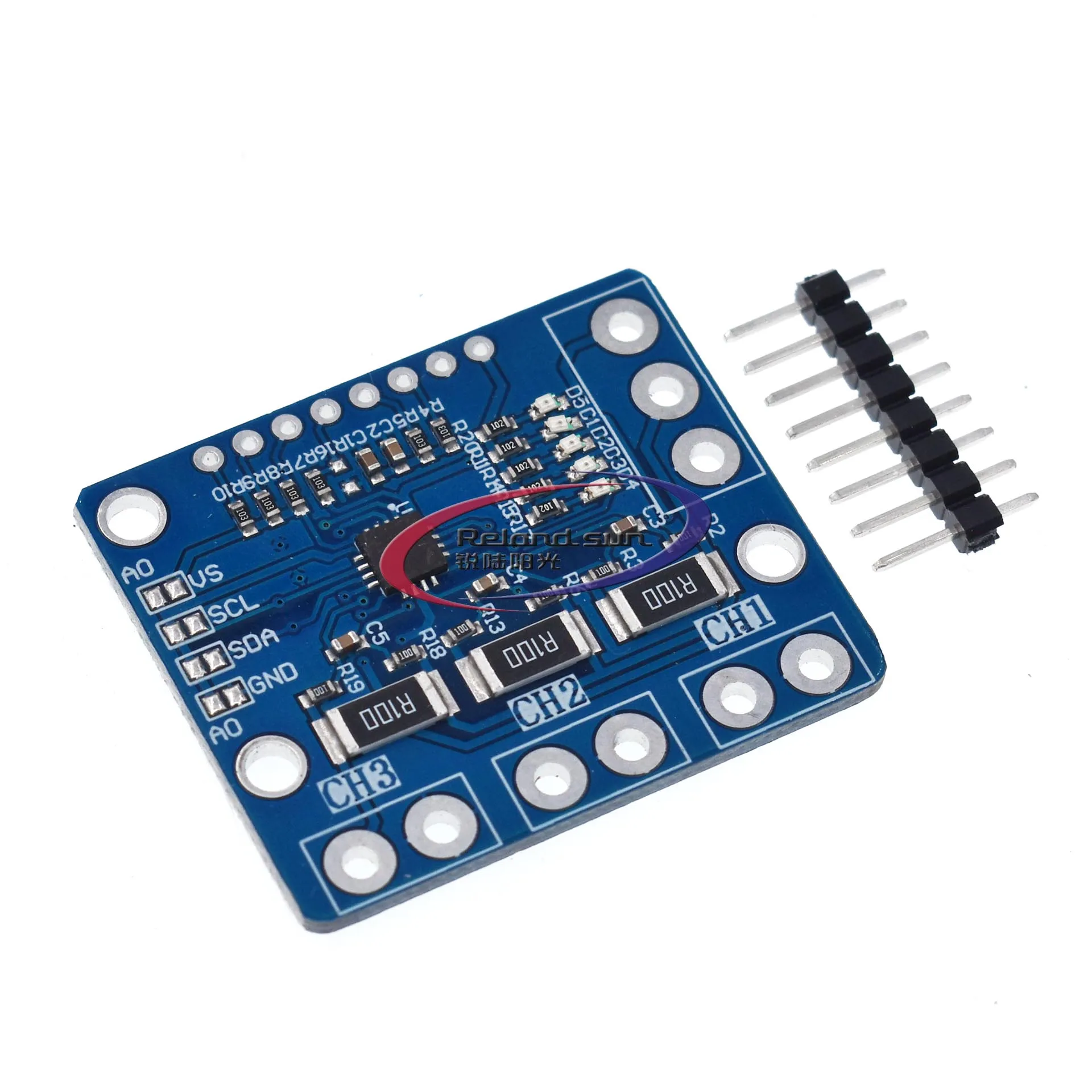 I2C SMBUS INA3221 трехканальный шунт тока питания монитор напряжения сенсорного модуля