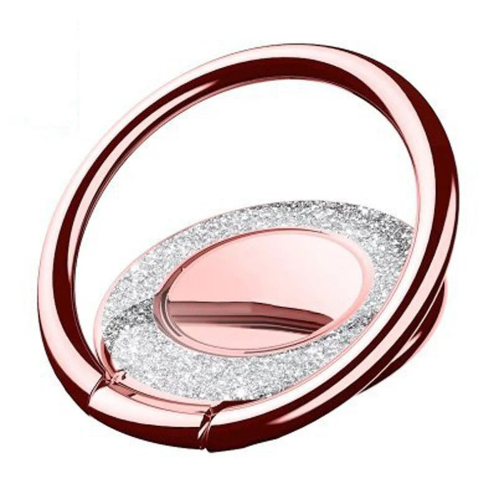 

Ultra-thin Shining Tablets Reusable Magnetic Universal Finger Grip Phone Accessories Stand Zinc Alloy Ring Holder