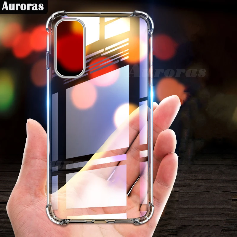 Чехол Auroras для Samsung Galaxy S20 Plus официальный оригинальный противоударный Прозрачный