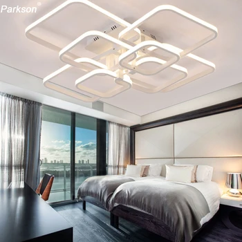 

Modern LED Chandelier Lighting With Remote Control Square Ceiling For Living Room Bedroom LED Chandelier Acrylic Lights