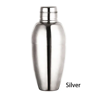 Silver 500 мл 3 штуки винтажный шейкер барные инструменты - Цвет: Silver