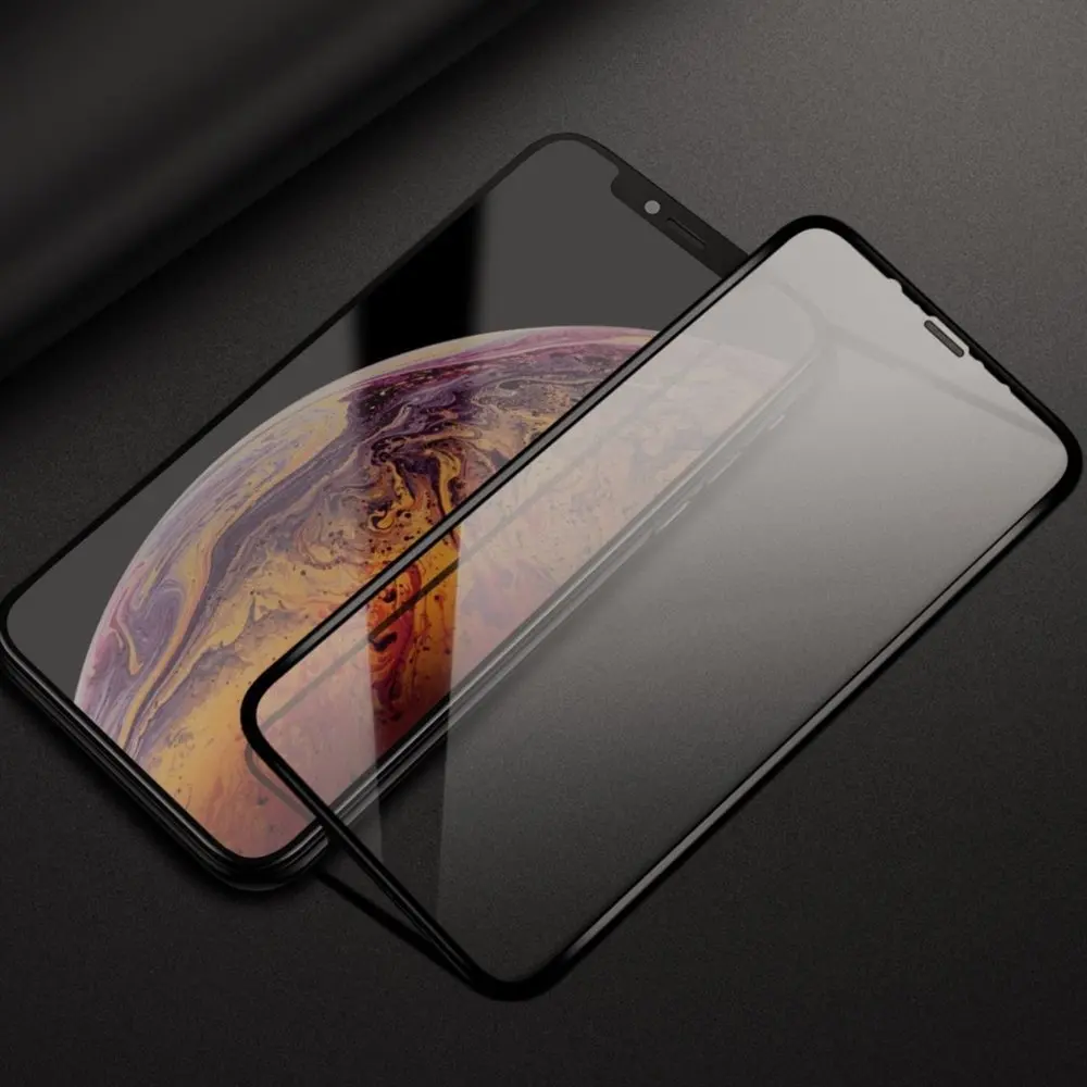 3 шт 9D защитное стекло на iPhone XR X XS Max полное покрытие закаленное для 11 Pro защита