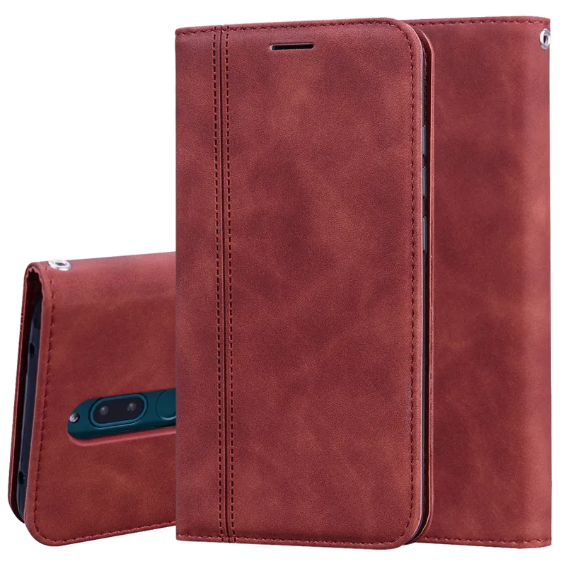 Ốp lưng cho Xiaomi Redmi 8 Ốp lưng Redmi 8 Bao da Flip Wallet Bao da cho Xiaomi Redmi 8A Vỏ điện thoại Coque cho Redmi 8 8A xiaomi leather case