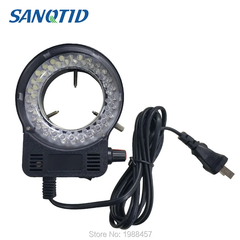 

100V 220V 60000LM Adjustable Microscope LED Ring Light Illuminator Lamp For STEREO Microscope Excellent Circle Light