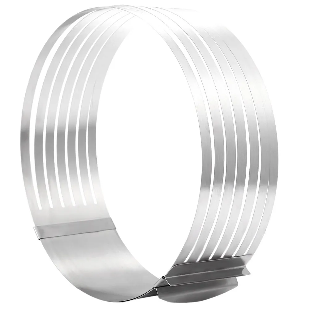 Регулируемый набор для нарезки тортов форма из нержавеющей стали мусса нарезка