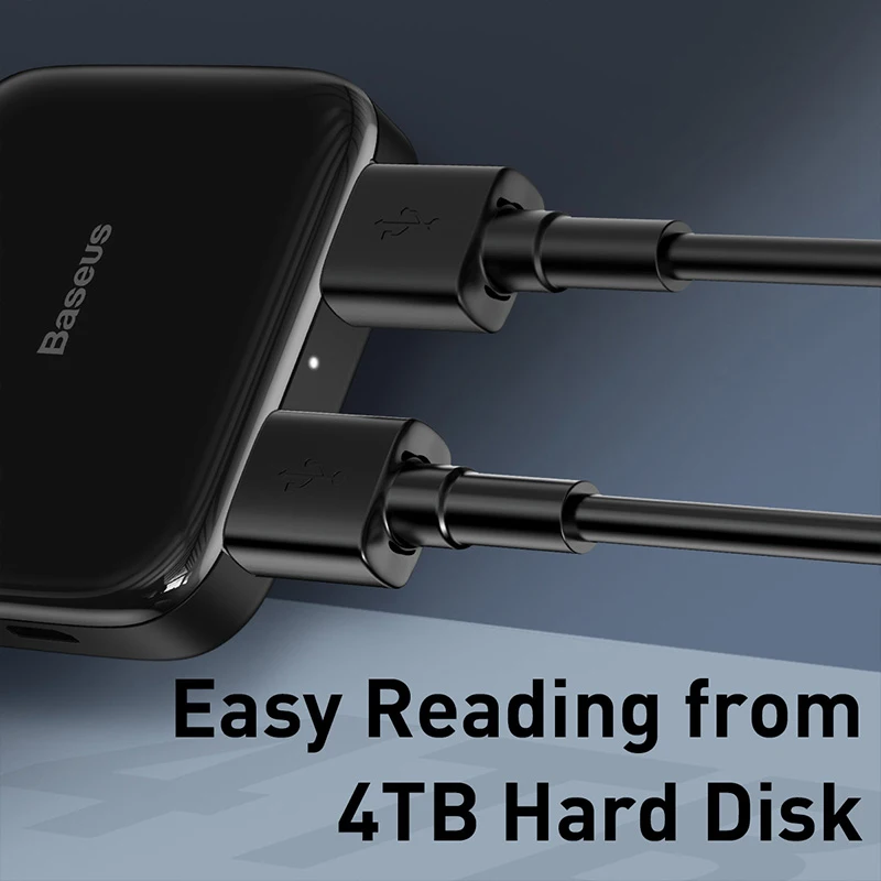 Baseus usb-хаб на 4 порта USB 2,0 usb-хаб портативный usb-разветвитель для MacBook Pro huawei samsung аксессуары для ноутбуков OTG концентратор USB