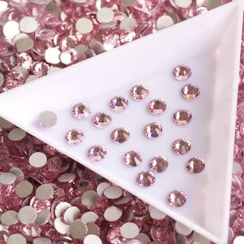 

YANRUO SS30 Non HotFix 288pcs Light Rose Rhinestones Crystal Strass DIY Nail Accessories 3D Strass Nail Art
