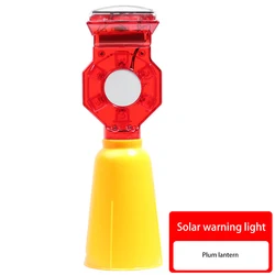 Feu de signalisation solaire en ABS, signalisation de sécurité étanche, signalisation de sécurité, idéal pour un jardin ou une route 