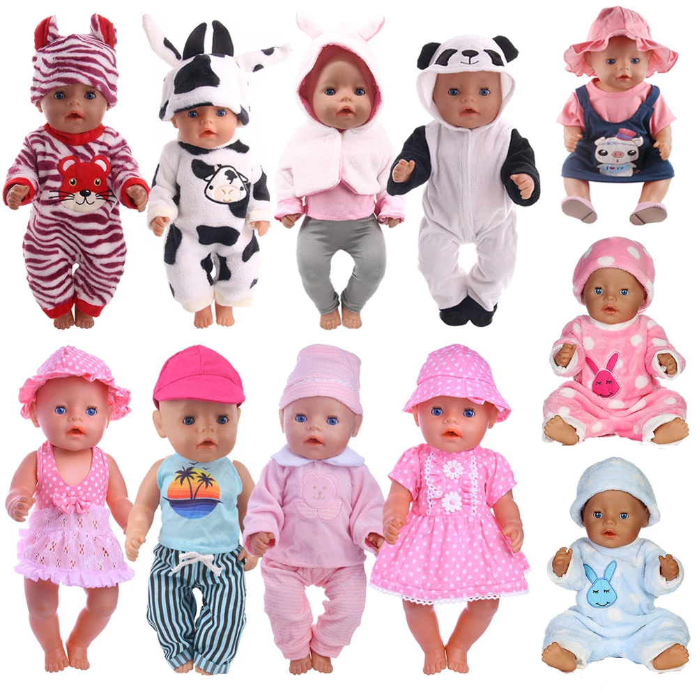 Vetements De Poupee Licorne 18 Pouces Pyjama Pour Fille Americaine Et 43cm Bebe Nouveau Ne Zabs Notre Generation Noel Jouet Diy Pour Fille Aliexpress
