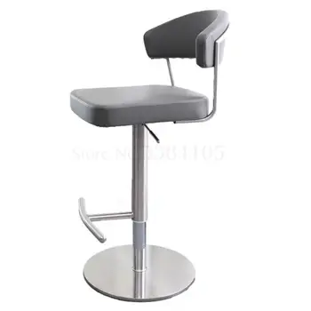

Dining table bar chair lift light luxury modern minimalist bar bar stool clear bar dining chair leisure chair