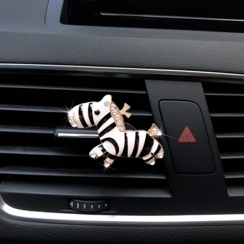 

Coloured pony modeling car perfume Cute metal horse car air freshener Decorative perfume clip