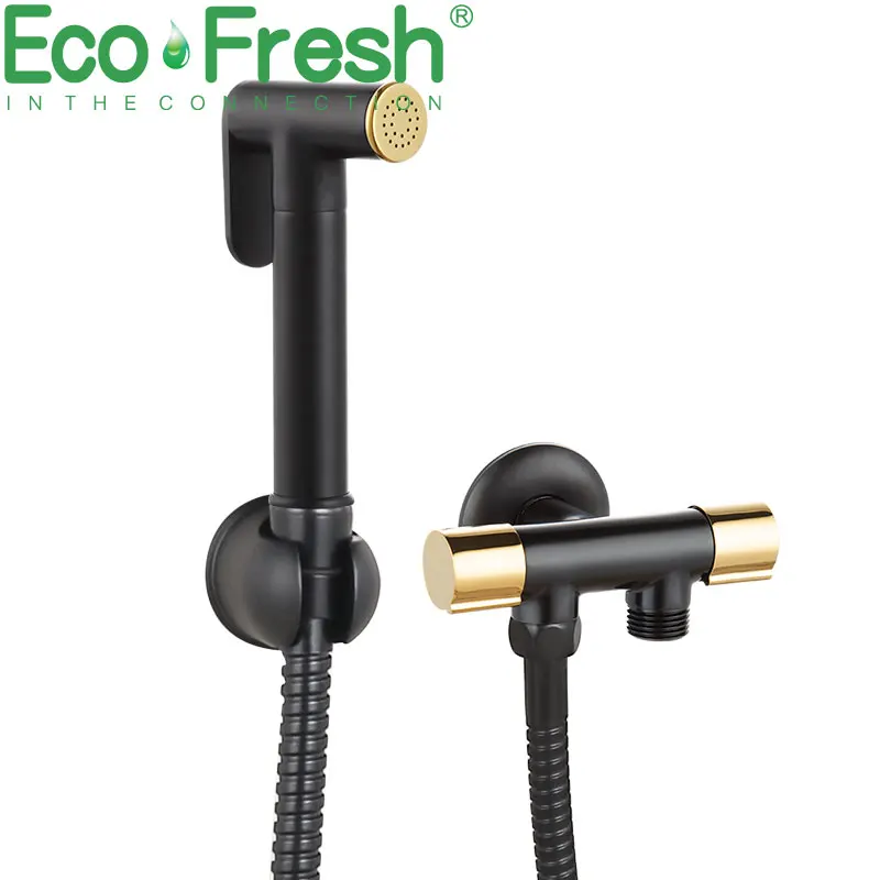 Ecofresh медный Ручной смеситель для биде набор распылитель ванной комнаты