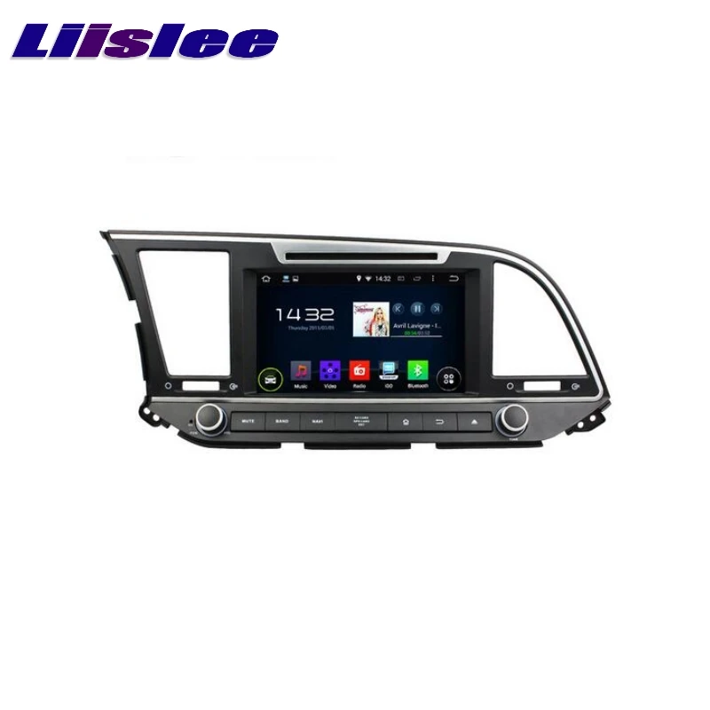 Для HYUNDAI Elantra Avante 2015 ~ 2018 LiisLee Автомобильный мультимедийный ТВ DVD GPS аудио Hi Fi Радио