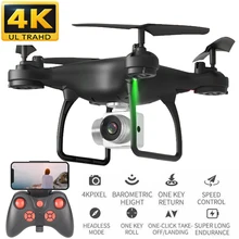 RC Квадрокоптер Дрон 4K камера wifi FPV селфи Дрон Профессиональный 1080P HD камера RC вертолет 4 канала 6 оси гироскоп детская игрушка