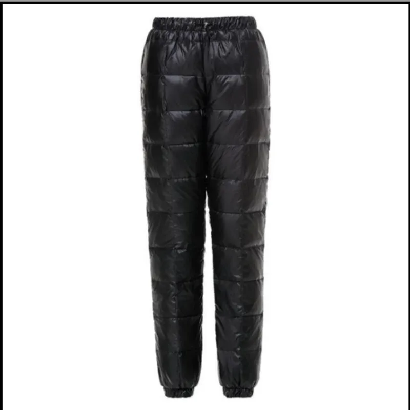 40 grandi dimensioni M 5XL uomo inverno bianco anatra giù pantaloni  all'aperto maschio sci campeggio Trekking a vita alta pantaloni antivento  impermeabili|Hiking Pants| - AliExpress