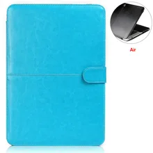 Модный чехол для ноутбука из искусственной кожи с защитой от царапин для MacBook 13 дюймов