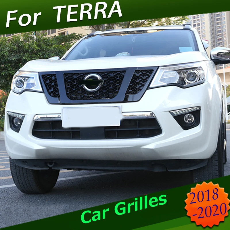 Передняя гоночная решетка для NISSAN TERRA 2018 2019 маска-гриль FUSION MONDEO черная