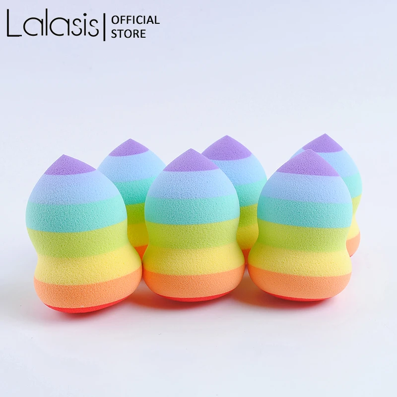 Lalasisメイクスポンジソフト虹ひょうたん涙ドロップ水ドロップ型化粧用パフbbクリームリキッドファンデーションメイクツール Cosmetic Puff Aliexpress