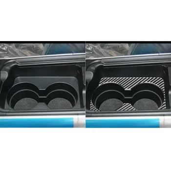 

Center Console Armrest Cup Holder Trim Carbon Fiber Elements Personal Car Part Ornaments for Mazda RX8 2004-2008 LHD