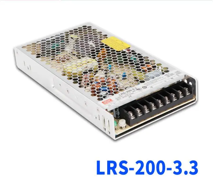 [Seven Neon] MEAN WELL LRS-200-3.3 3,3 V 40A 200W высокая мощность высокая эффективность одиночный выход импульсный источник питания Светодиодный источник питания
