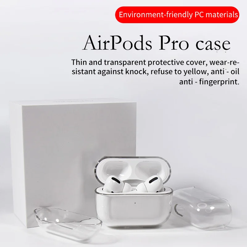 100 шт. 2 в 1 чехол для Airpods Pro Жесткий чехол для ПК Защитный чехол для Airpods 3 зарядное устройство аксессуары дропшиппинг