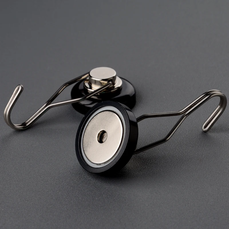 10 шт Прочный магнитный крюк 180 ° вверх и вниз подвижные пальто Крючки для кухни