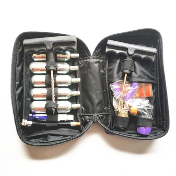 

Free shipping make for Kronyo Motorcycle Tire Maintenance Tool Carbon Dioxide Cylinder Tubeless Tire Repair Kit