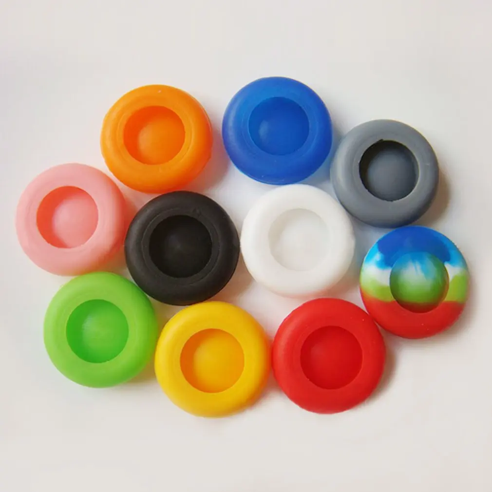 Thumb Stick Grips Caps para PS4 Pro Slim, Silicone Analógico Thumbstick Cover, Xbox PS3 e PS4 Acessórios, 4PCs