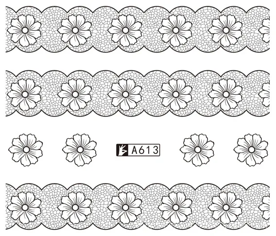 Водяная маркировка, Япония, стиль,, кружева для беременных женщин и детей, наклейки для ногтей, наклейки для ногтей, A577-624, г-н Чжан