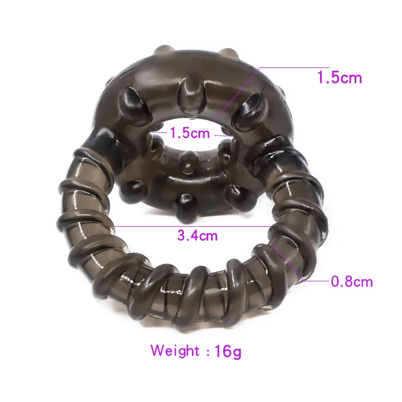 Elastic-Reusable-Time-Delay-Penis-Sleeve-Intimate-Goods-Penis-Enlargement-Condoms-For-Men-Cock-Ring-Adults (2)