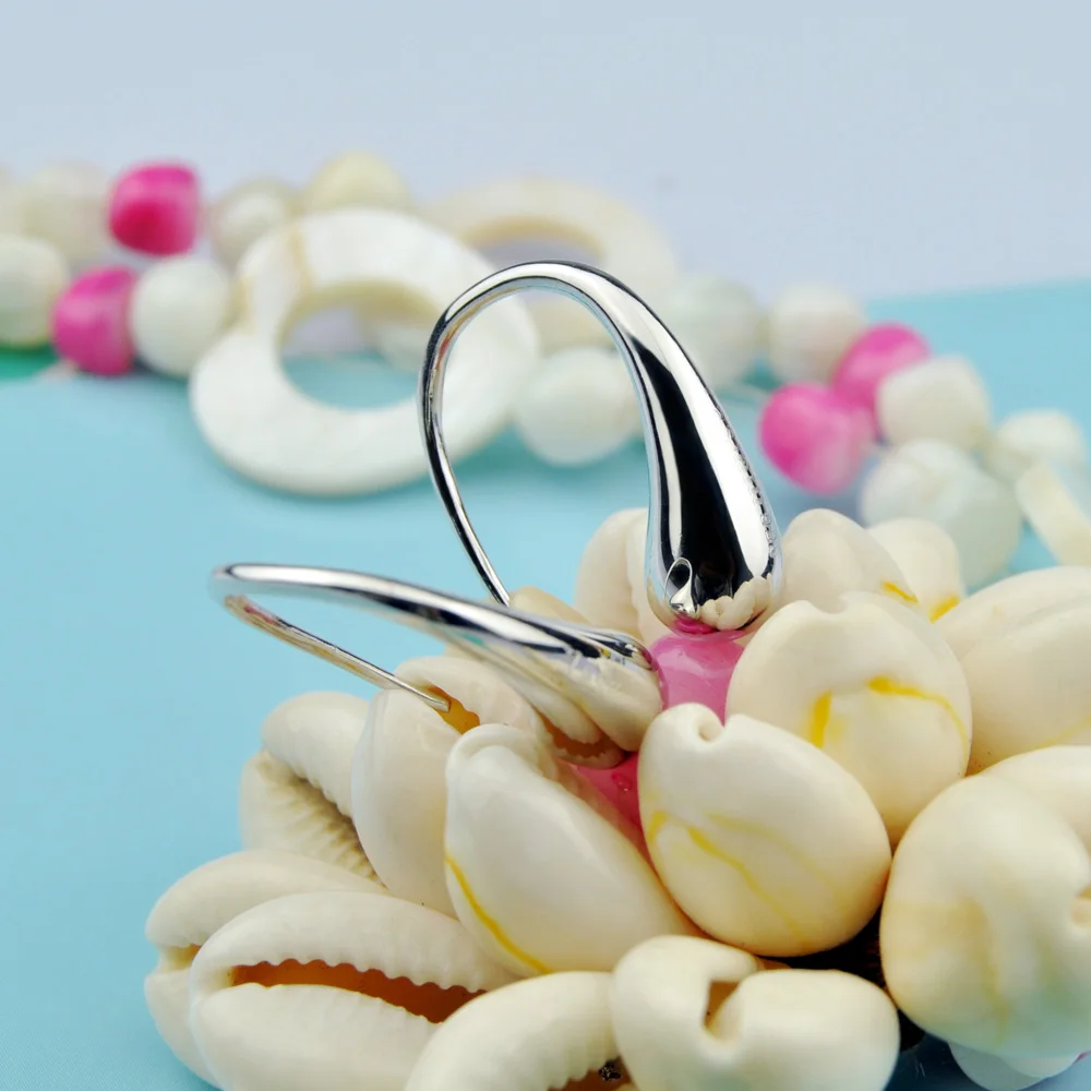 Серьги женские серебряные с подвесками в виде капель воды|drop earrings|drop silver earringsearrings
