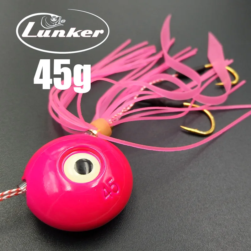 Lunker tai kabura резиновая 45 г металлическая головка madai красная snapper японские юбки