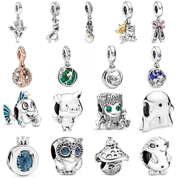 

2019 NEW Autumn Series 100% 925 Sterling Silver Collect Your Love Pendant Charm Fit Women DIY Bracelet Original Jewelry Set Gift