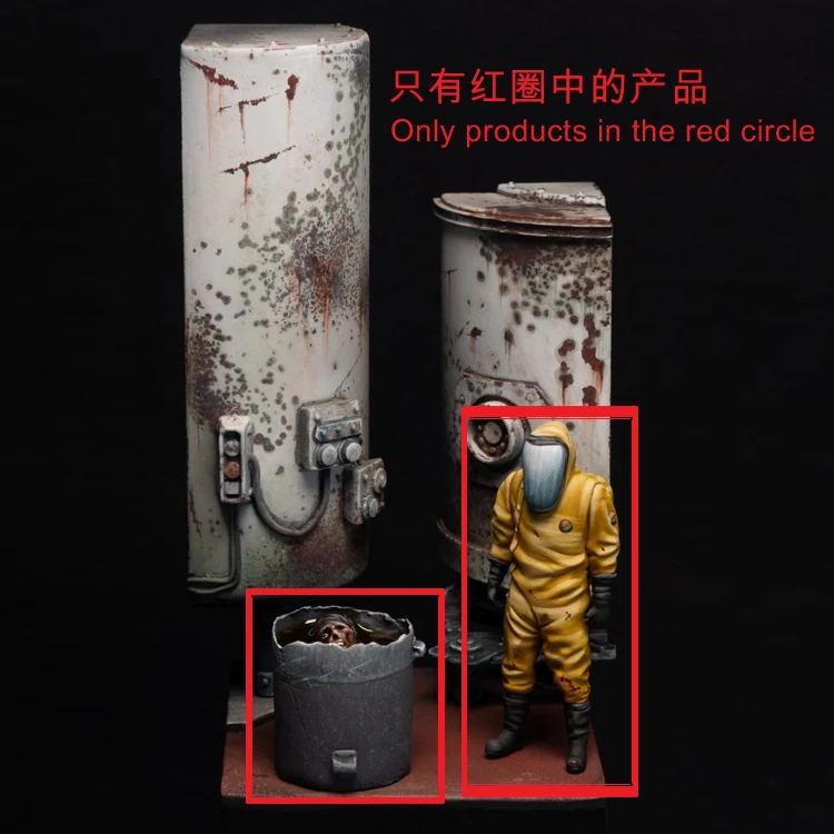 1/35 токсикатор смоляная модель солдата фигурка GK несобранный и Неокрашенный