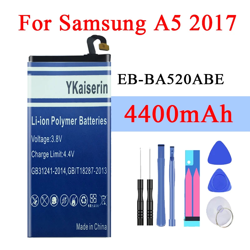 Замена для samsung батарея Galaxy 2017 издание A5 A520F SM натуральная телефона EB BA520ABE